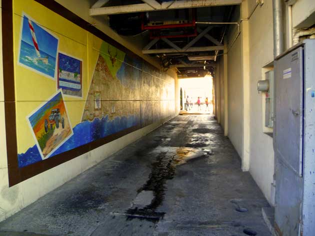 Mural inside a tunnelway on Calle Primera in Ensenada, Baja California Norte, Mexico.
